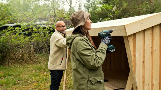 Rikkes magisches Shelter und ein Bautag im eigenen Sommerhausgarten