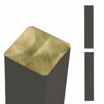Omlimet stolpe/drager - 9×9×128 cm