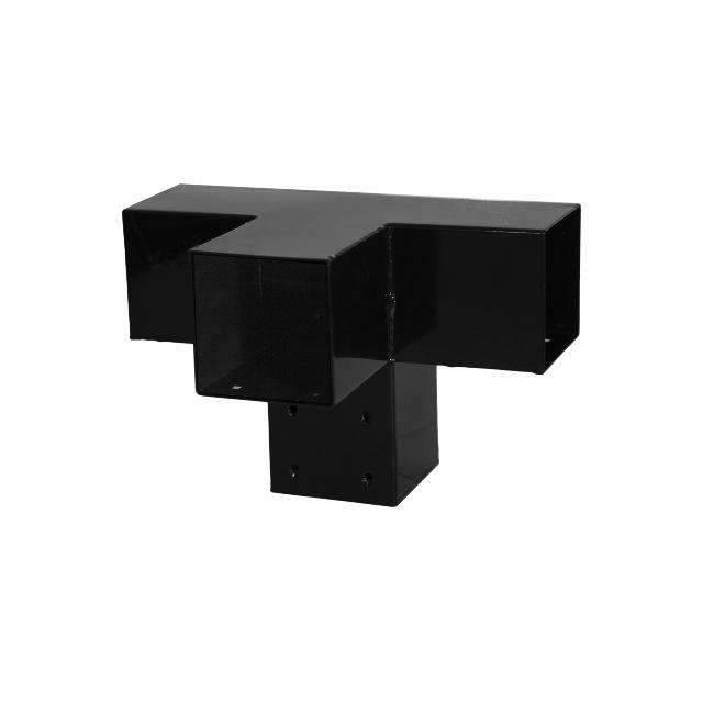 Cubic Verlängerbeschlag Doppel für 9×9 cm Pfosten