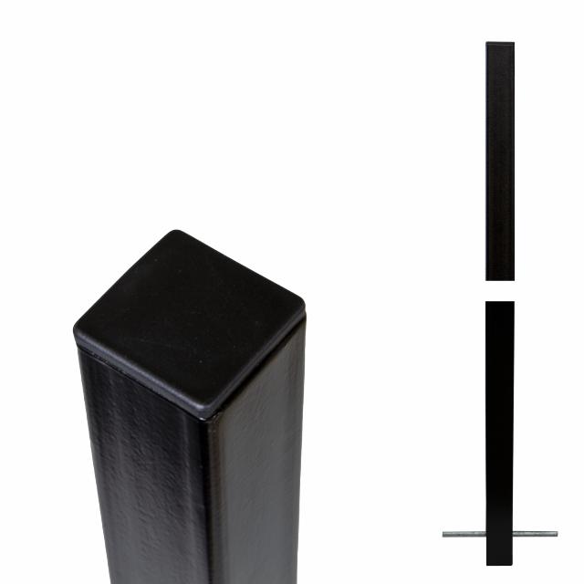 Pulverlackerad stålstolpe - 4,5x4,5x186 cm