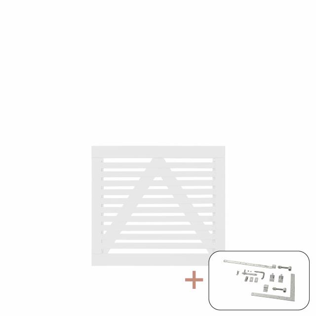 Tokyo Enkelgrind inkl. beslag - 100×90 cm