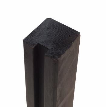 Tvärkapad Profilstolpe med 1 spår - 9×9×268 cm