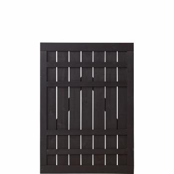Rustik Einzeltor - Farbgr. schwarz - 100×138 cm