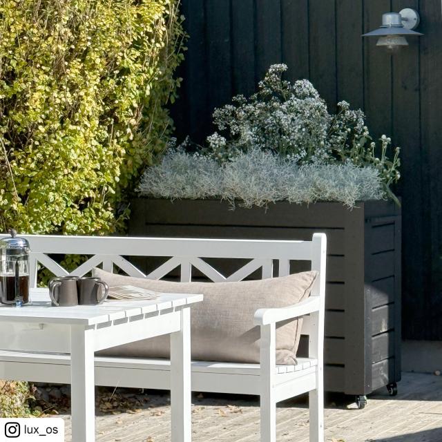 Cubic Blumenkasten m/Rollen - 120×50×95 cm