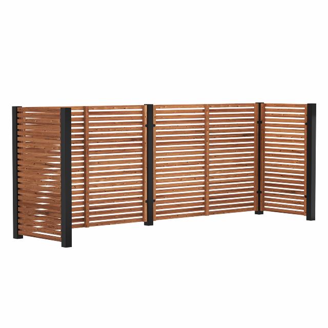 Tokyo renovationsskjul - t/4 spande - ThermoWood®