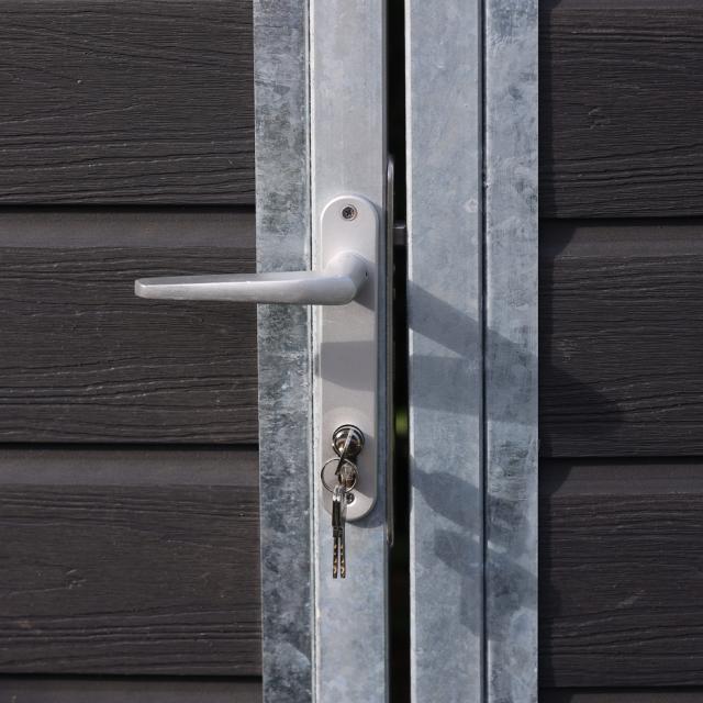 Artura komposit dobbeltlåge 213×175 cm m/stolper til nedstøbning
