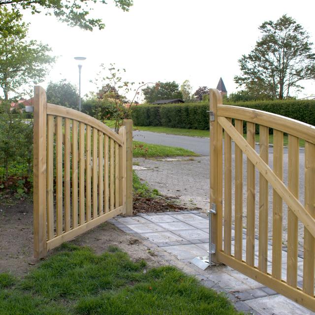 Anslagsplade til dobbeltlåger