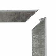 Stålramme til hegn 90x145 cm - 1753601 DETAIL89882