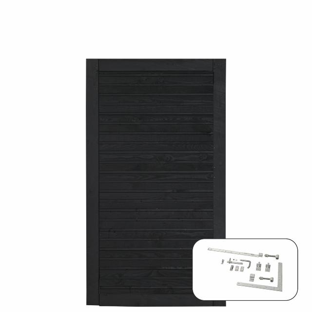 PLUS Plank enkeltlåge inkl. beslag - 100×163 cm