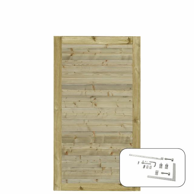 PLUS Plank Einzeltür inkl. Beschläge - 100×163 cm