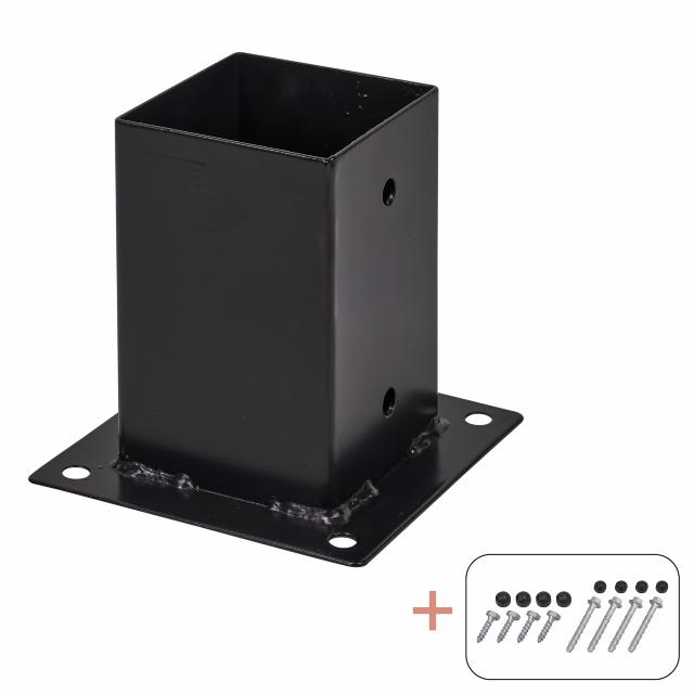 Cubic Stolpefod - 9×9 cm stolper - til fundament - m/skruer