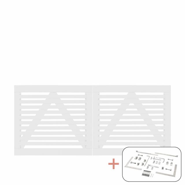 Tokyo dobbeltlåge inkl. beslag - 200×90 cm