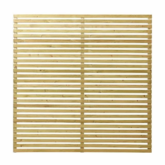 Lista staket - 180×180 cm - Tryckimpregnerad