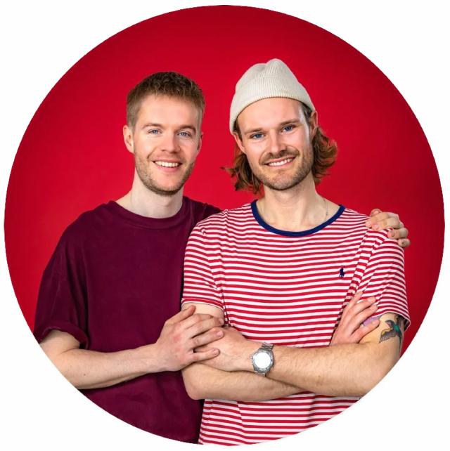 Bild av Martin och Lucas