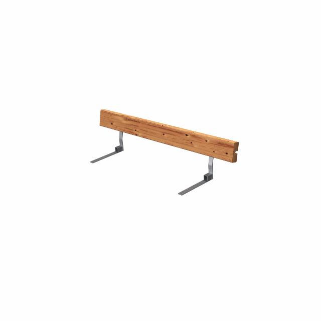 Ryglæn til Basic Junior bord/bænkesæt - 118 cm - ThermoWood®