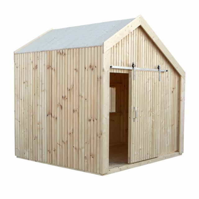 Cozy lekehus - 184×208 cm m/benk - ubehandlet