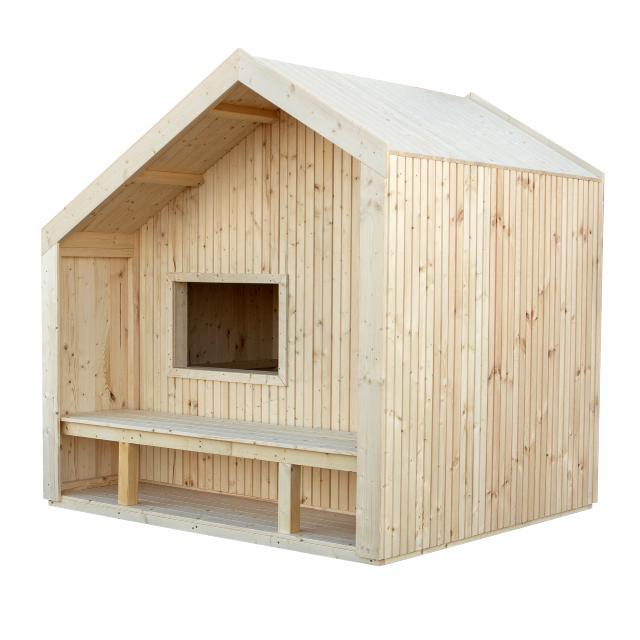 Cozy lekehus - 184×208 cm m/benk - ubehandlet