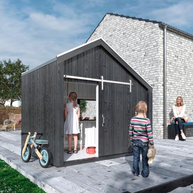 Cozy lekehus - 184×208 cm m/benk - ubehandlet