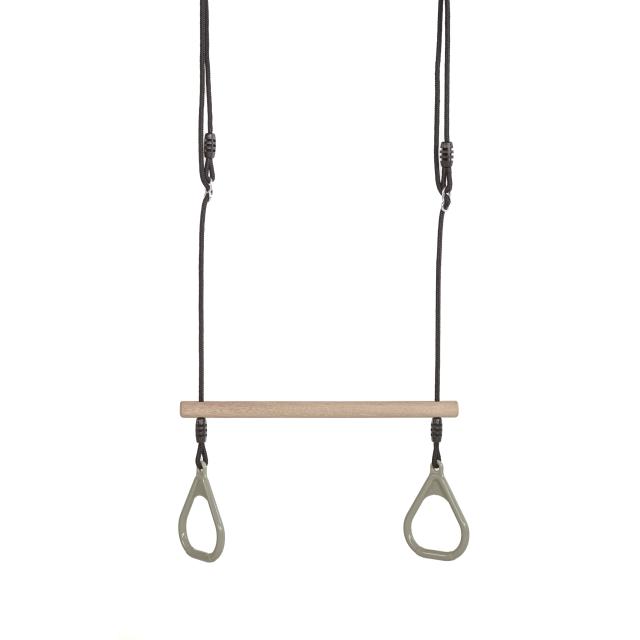 Lux trapezgynge m/ringe - Nordic Green