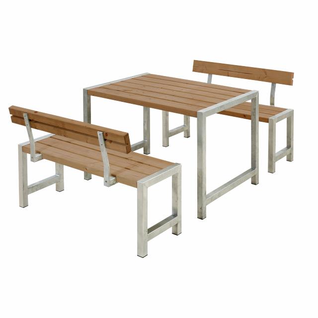 Café plankesæt m/2 ryglæn - 127 cm - ThermoWood®