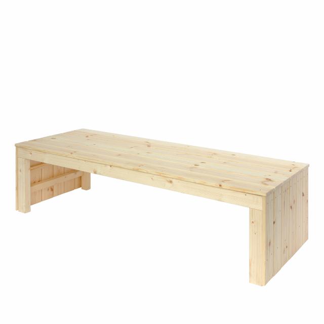 Fun sandkasse m/hjul og bænk - 180 cm