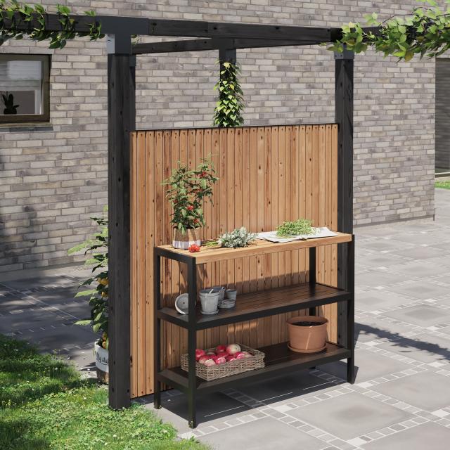 Saga hegn - 150×180 cm - ThermoWood®