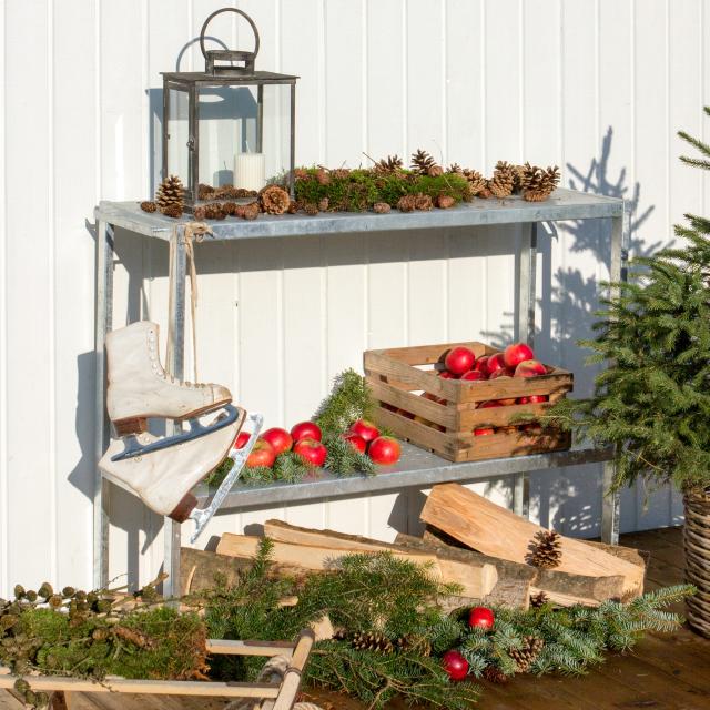 Plantebord i stål - 110 cm