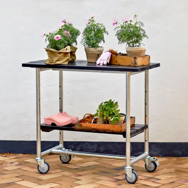 Urban Picnic plante/grillbord m/1 hylde - sort