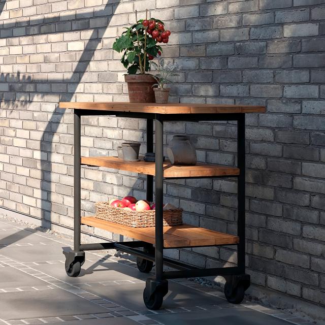 Urban Picnic plante/grillbord m/2 hylder - ThermoWood®