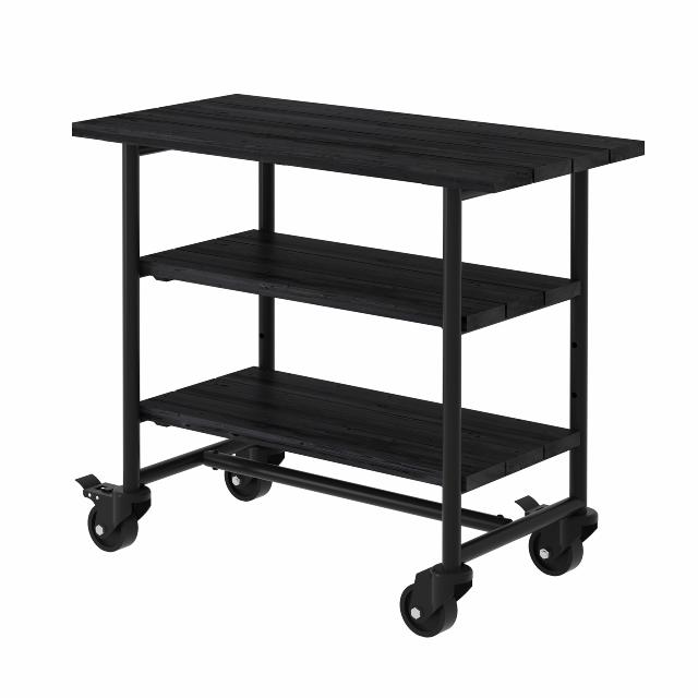 Urban Picnic plante/grillbord m/2 hylder - sort