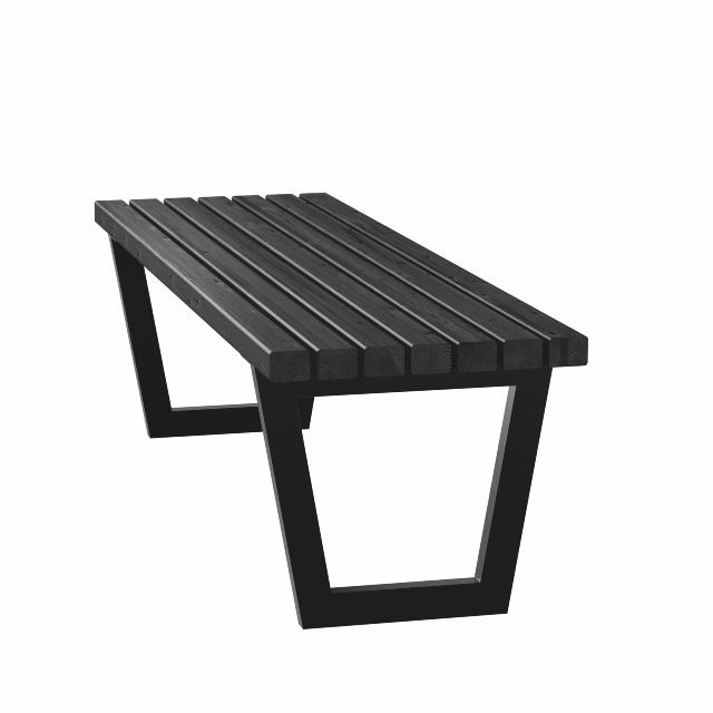 Siesta Living bænk/bord - 150 cm - sort