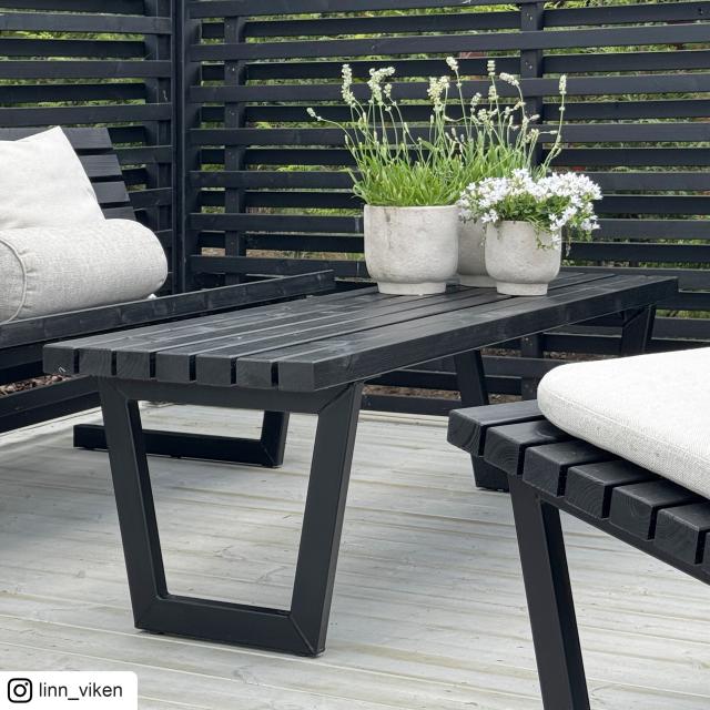 Siesta Living bänk/bord – 150 cm – svart – 19655-15 DETAIL89323