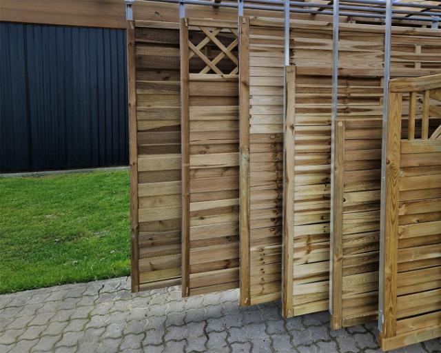 Rondo lamelhegn og Bergen læ- og terrassehegn
