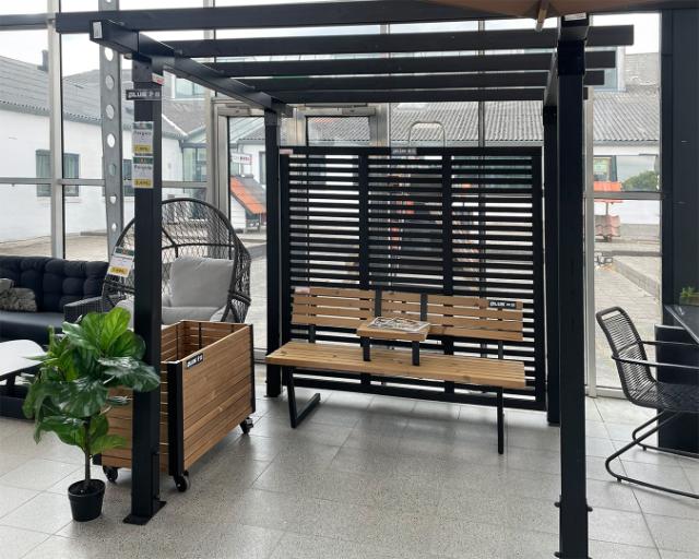 Dobbelt pergola – 1 modul – front