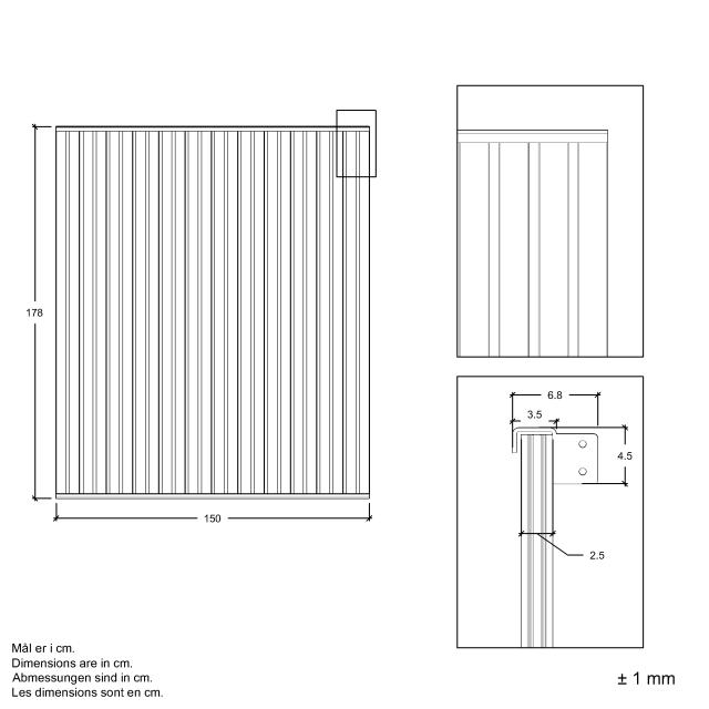 Noor hegn - 150×178 cm