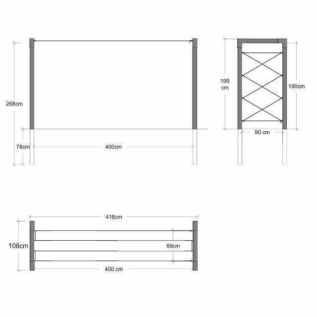 Cubic tørkestativ - modell 3