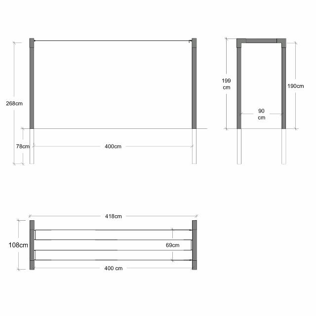 Cubic tørrestativ - model 2