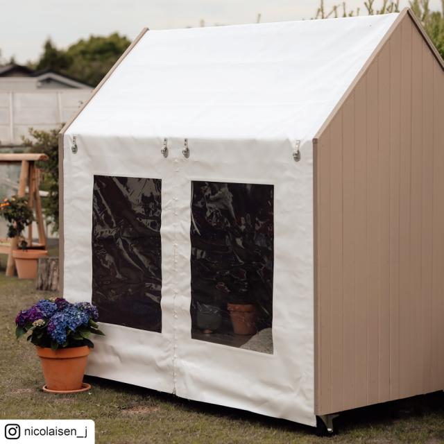 Spielhaus/Shelter mit Räder - unbehandelt