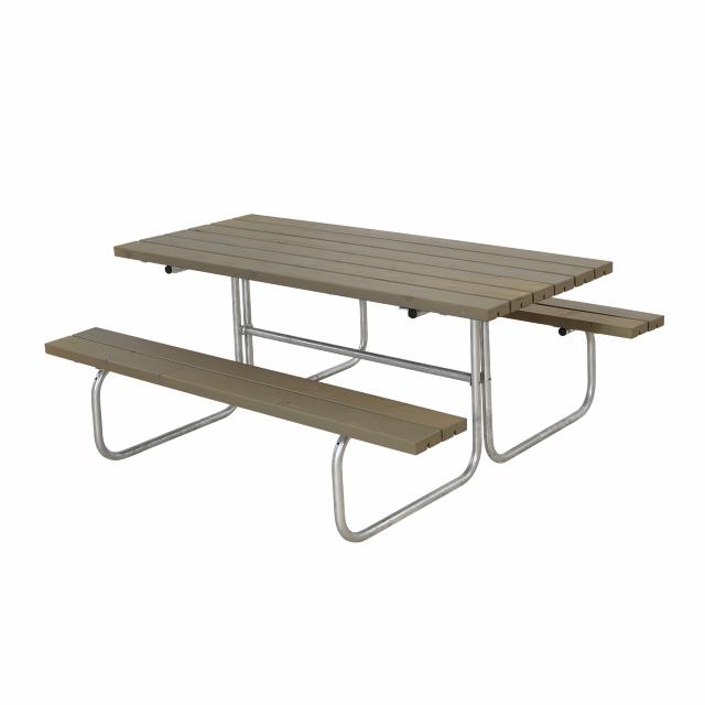 Classic bord/benkesett - 177 cm - gråbrun