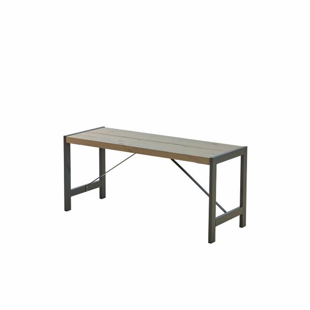 Funkis Bænk - 103 cm - Gråbrun
