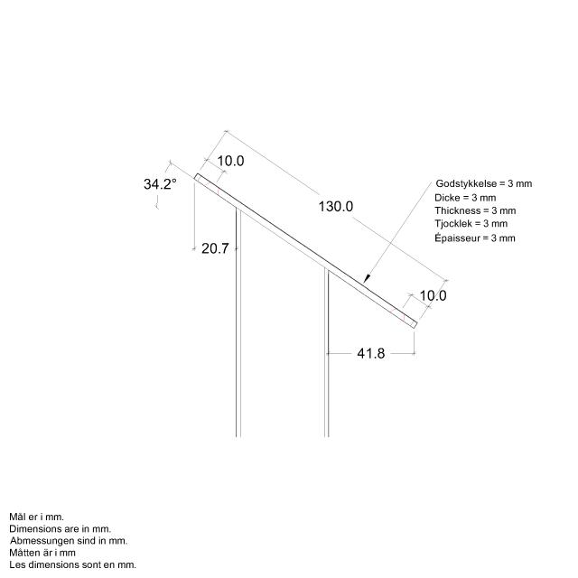 Stålstolpe med fot inkl. bultar - för trappräcken - 4,5×4,5×87,1/80,4 cm