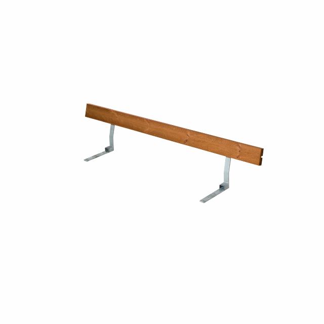 Rückenlehne für Kombimöbel - 177 cm - Farbgrundiert Teak