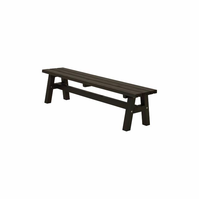 Country Plankenbank - 177 cm - Schwarz