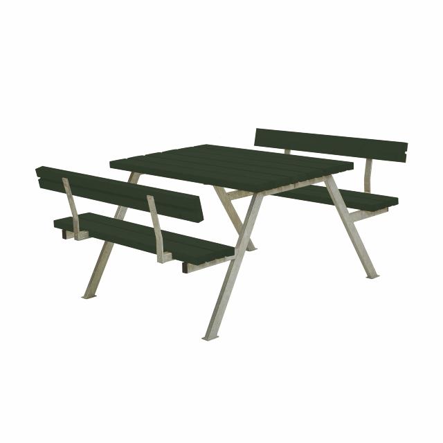 Alpha Kombimöbel mit 2 Rückenlehne - 118 cm - Grün