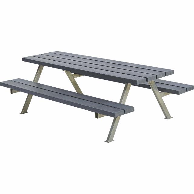 Alpha Junior bord/bænkesæt - 177 cm - ReTex - grå