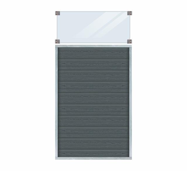 Artura komposithegn m/glas 90×175 cm