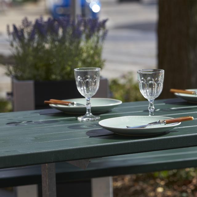 Basic bord/bænkesæt - 177 cm - Grøn