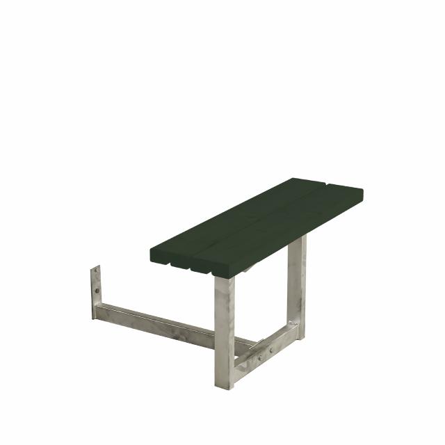 Påbygning til Basic bord/bænkesæt - 77 cm - Grøn