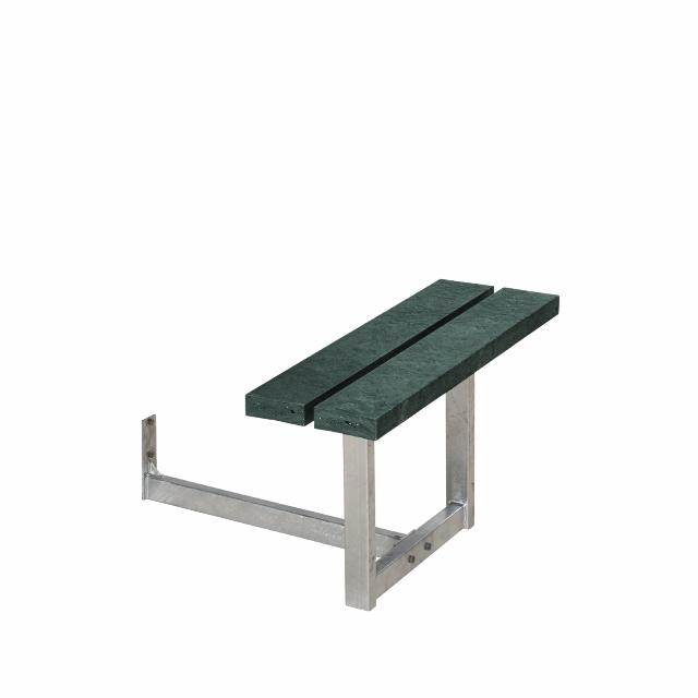 Påbygning til Basic bord/bænkesæt - 77 cm - ReTex - Grøn