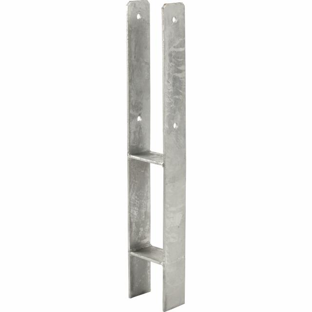H-Stolpefod 60 cm - 9×9 cm stolper - til nedstøbning